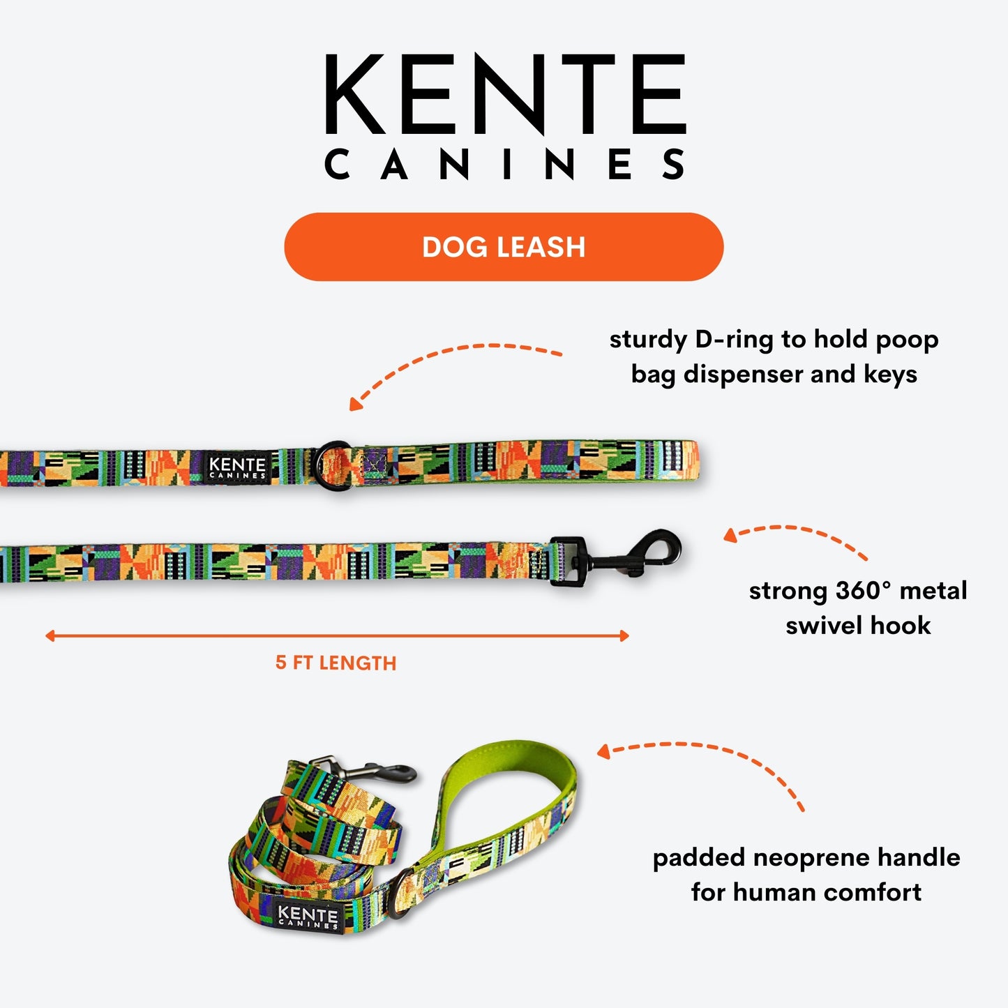 Jungle Green 3-Piece Dog Walk Set - Dog Harness Bundle