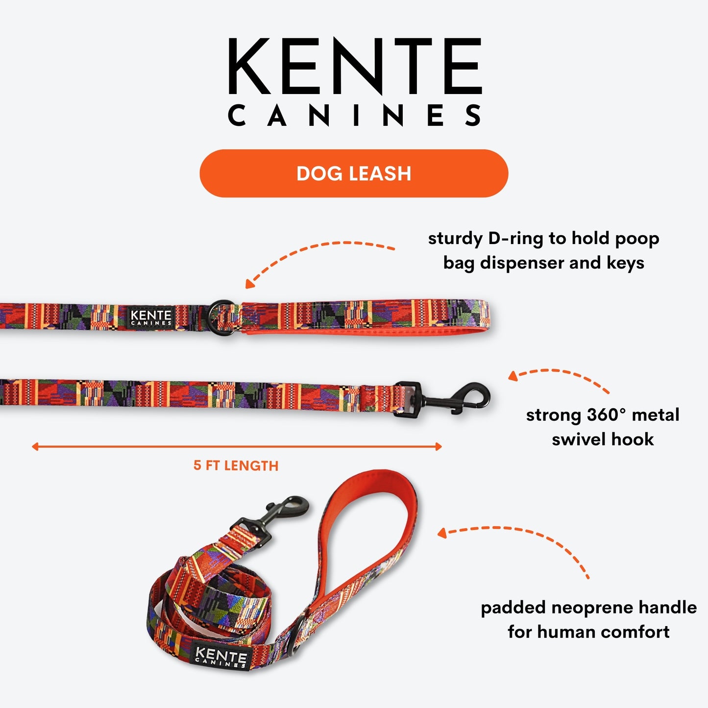 Safari Sunset 3-Piece Dog Walk Set - Dog Harness Bundle
